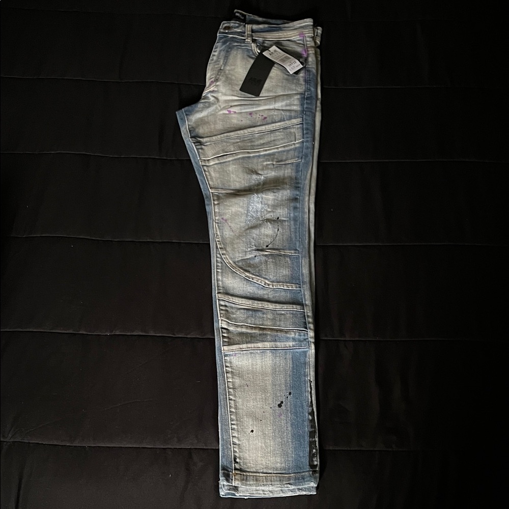 Trendy Gray Women's Straight Leg Jeans